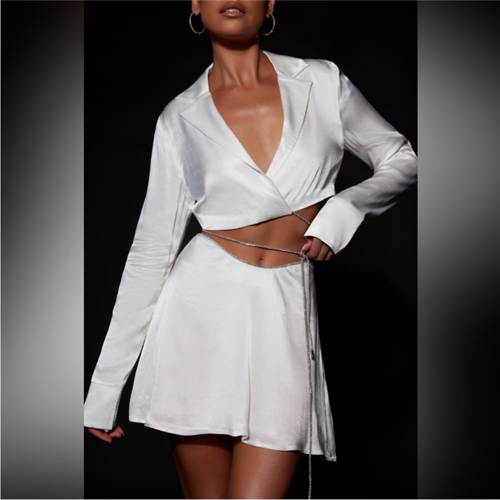 Meshki 2 piece silk set